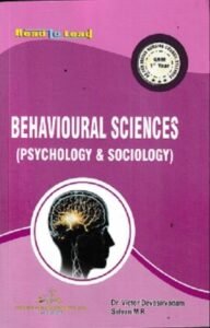 BEHAVIOURAL SCIENCES (PSYCHOLOGY & SOCIOLOGY) (GNM 1st Year) | DR. VICTOR DEVASIRVADAM| Thakur