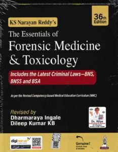 THE ESSENTIALS OF FORENSIC MEDICINE & TOXICOLOGY | KS NARAYAN REDDY, OP MURTY | Jaypee