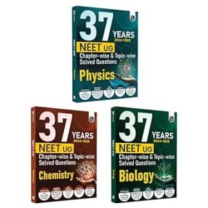 PW 37 Years NEET Previous Year Solved Question Papers Physics, Chemistry and Biology Combo Set of 3 Books PYQs Chapterwise Topicwise Solutions For NEET Exam 2025 with Newly Added Topics [Paperback] PW