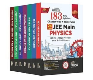 Disha Combo (7 Books) Victory NTA JEE Main 2026 New Syllabus Study Notes, Chapter-wise PYQs & Test Series 3rd Edn | Physics, Chemistry & Mathematics Study Package, PYQs & Mock Tests | 100% Solutions