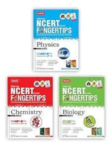MTG Objective NCERT at your FINGERTIPS Physics, Chemistry & Biology (Set of 3 Books) - NCERT NEET/JEE Trend Indicator, Notes with HD Pages, Exam ... (Based on NCERT Latest Pattern for 2025 Exam)