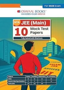 Oswaal NTA JEE (Main) 10 New Pattern Mock Test Papers Book | Fully Solved with Shortcuts | For 2026 Exam