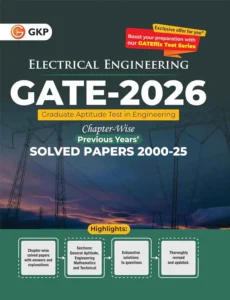 GATE 2026: Electrical Engineering - Chapter-wise Previous Years Solved Papers (2000-2025) | Answers with Explanations | With GATEflix Test Series
