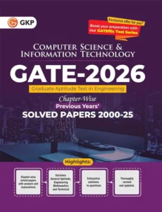 GATE 2026: Computer Science & IT Engineering - Chapter-wise Previous Years Solved Papers (2000-2025) | Answers with Explanations | With GATEflix Test Series