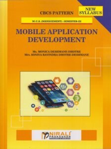 MOBILE APPLICATION DEVELOPMENT (M.C.A. Management – Semester 3