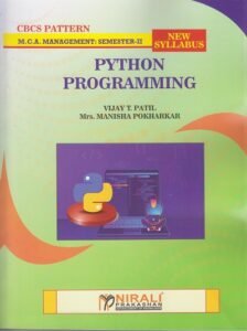 Old Syllabus – PYTHON PROGRAMMING eBook (MCA Management Semester 2)