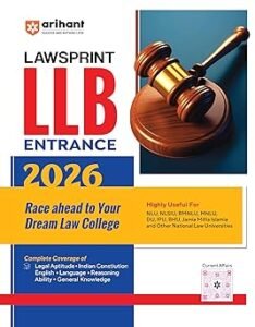 Arihant LawSprint LLB Entrance Exam For 2026 | Previous Year Papers, Practice MCQs and Current Affairs for CLAT, AILET, SLAT, LSAT and Other Major Law Exams | Medium English Paperback – 6 November 2025