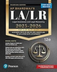 LA/LR Legal Awareness and Legal Reasoning (2025-26) | For CLAT, SLAT, AILET Also Useful for PU, DU, BHU, IPU, UPES, MAH (CET-LAW), ALL-LET & Other ... Laws - Hindu and Muslim Laws | 12th Edition Paperback – 28 January 2025