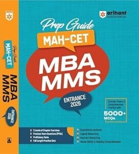Arihant Publication - Prep Guide Maharashtra CET - MBA MMS Entrance Exam 2026 - 5000+ MCQs - New Edition 2026 Paperback