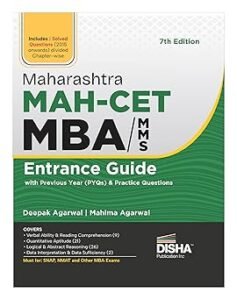 Disha Publication - Maharashtra MAH-CET MBA/ MMS Entrance Guide with Previous Year (PYQs) & Practice Questions 7th Edition | Complete Study Material for MH-CET Common Entrance Test | For 2026 Exam Paperback – 7 July 2025